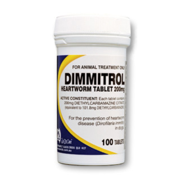 Dimmitrol Heartworm Tablets