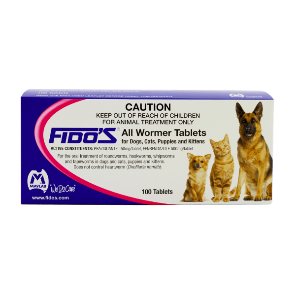 Fido’s All Wormer Tablets